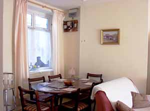 Downastairs dining area - seats six
